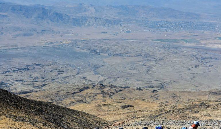 Вид с восхождения на Арарат