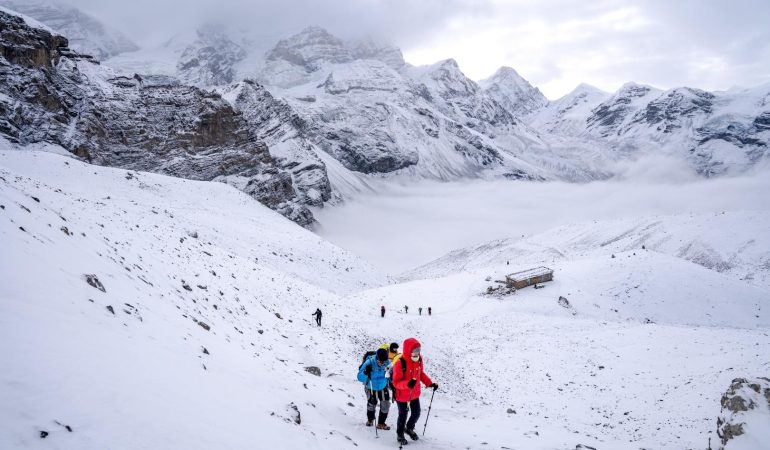 Подъем на перевал Thorong La