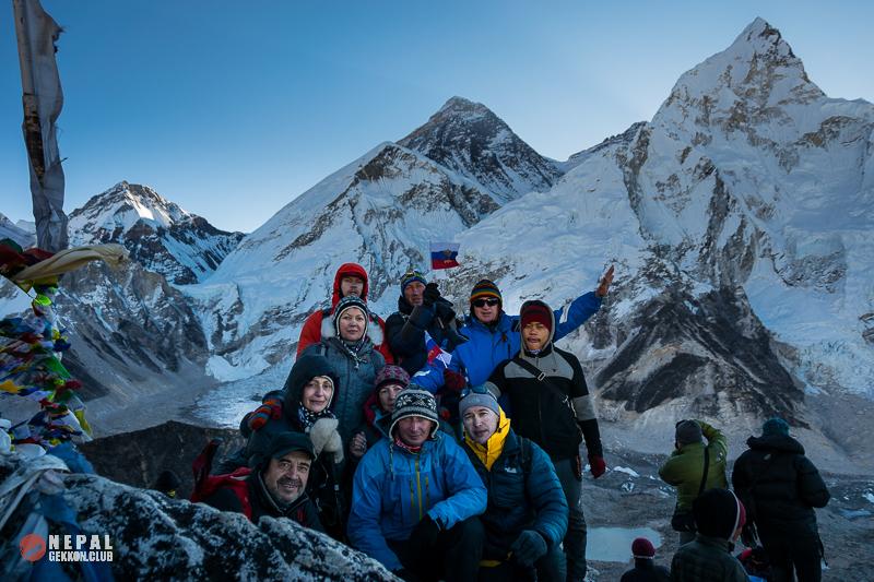 Вид на Эверест — фото с горы Кала Паттар, трек к Эвересту