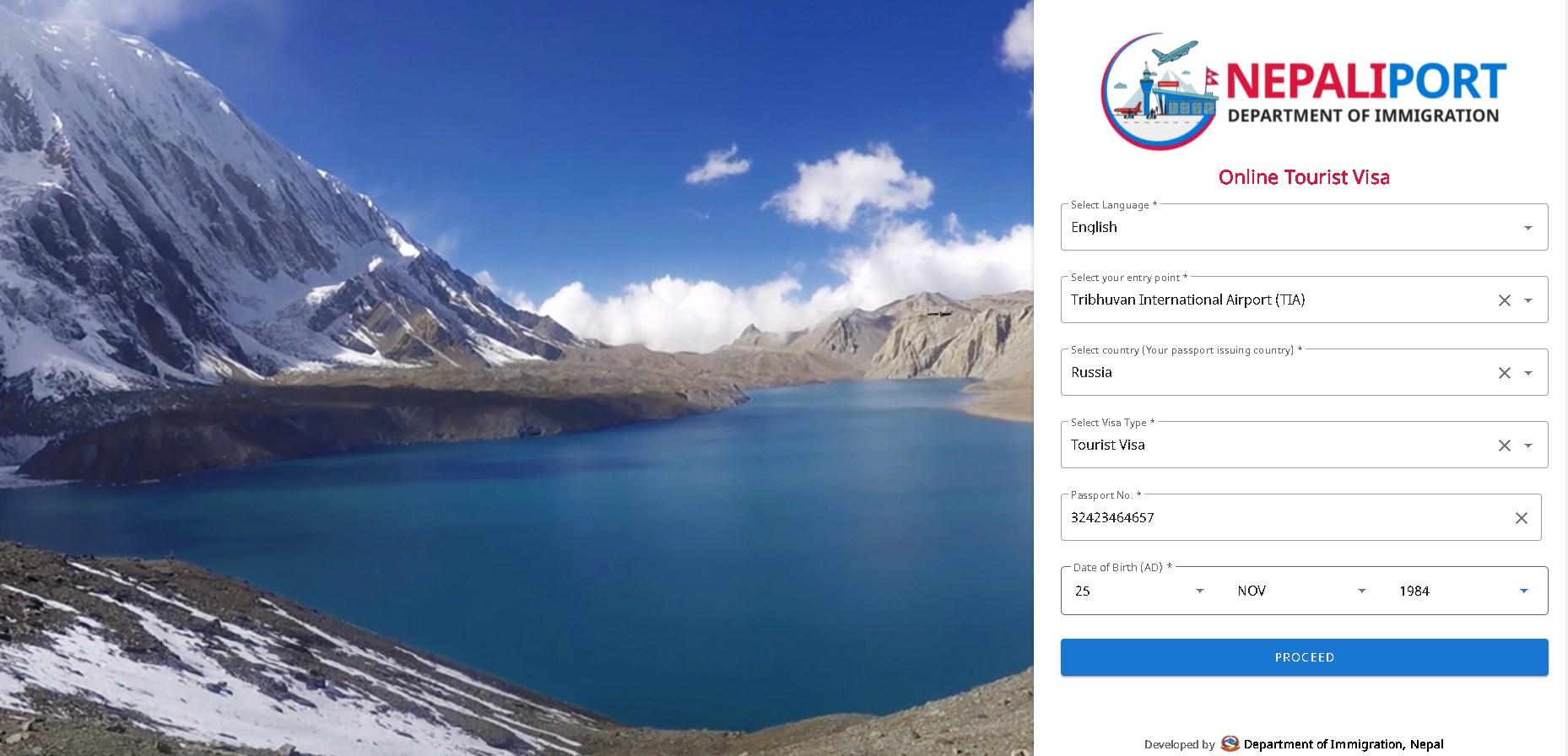 Виза в Непал онлайн – подробная инструкция