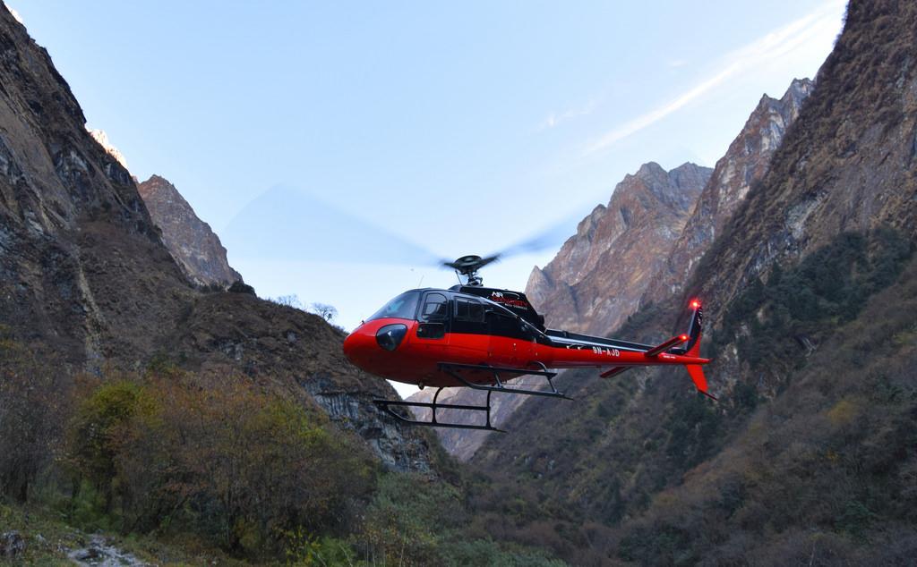 Вертолет в Himalaya