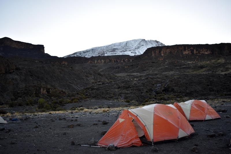 Палатки в лагере Шира 1 - Килиманджаро