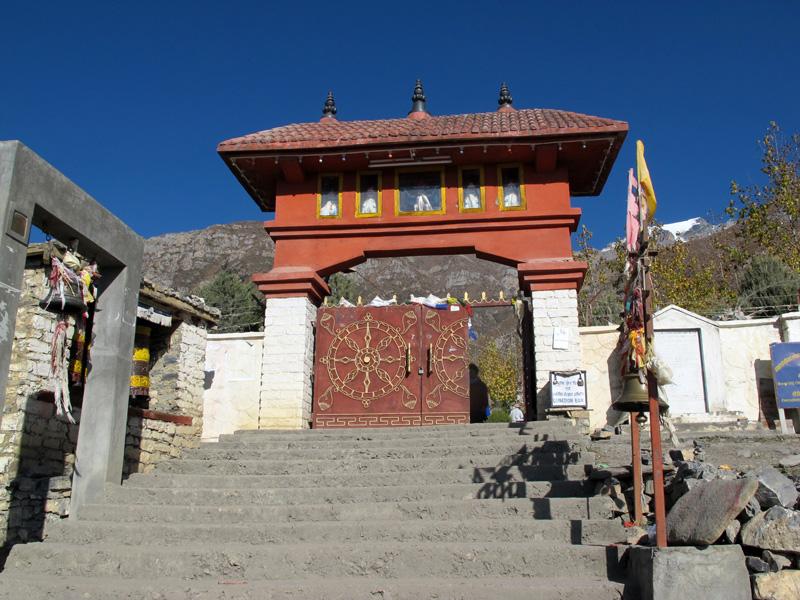 Индуистский храм в Муктинатхе