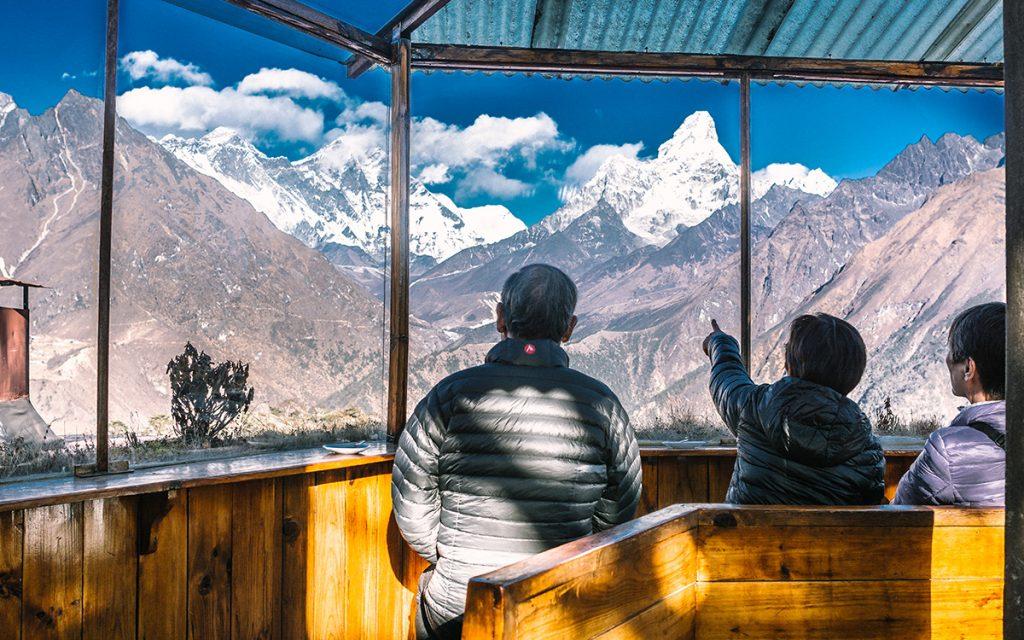 Панорама из Hotel Everest View