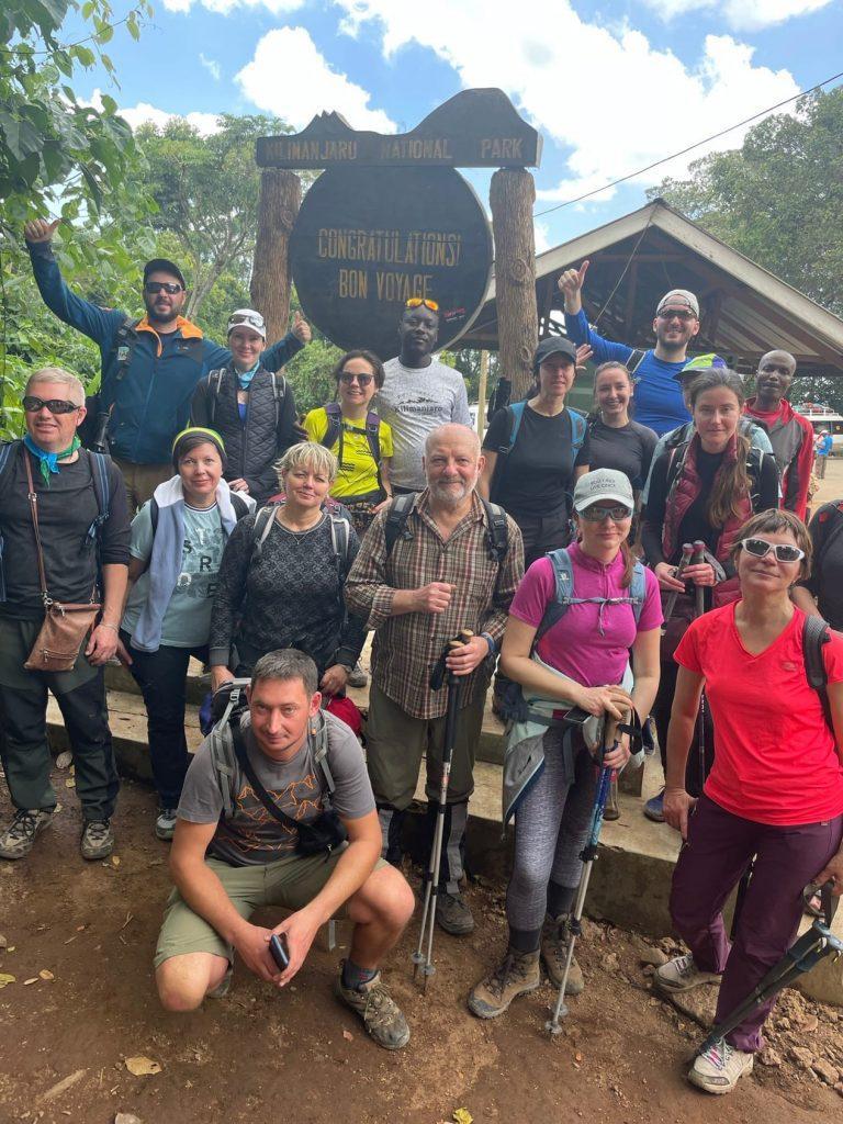 Выход из национального парка Килиманджаро
