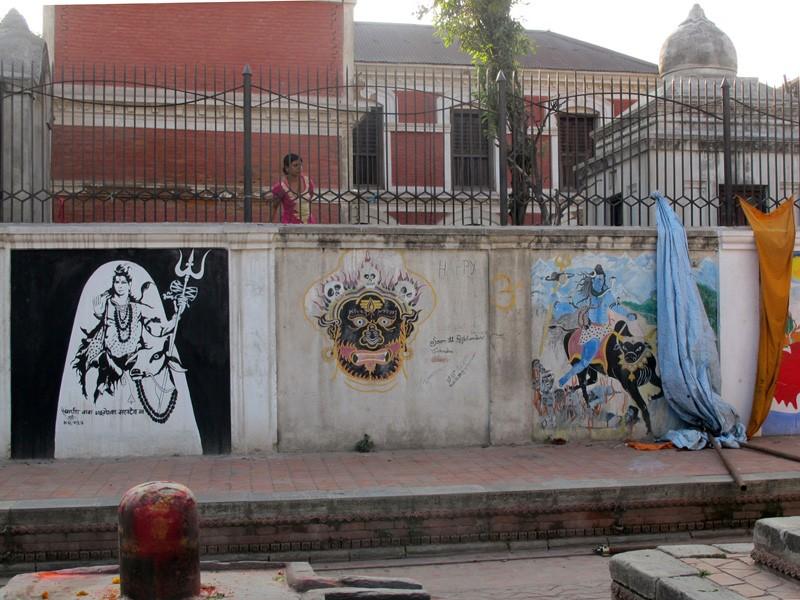 Катманду - уличные графити