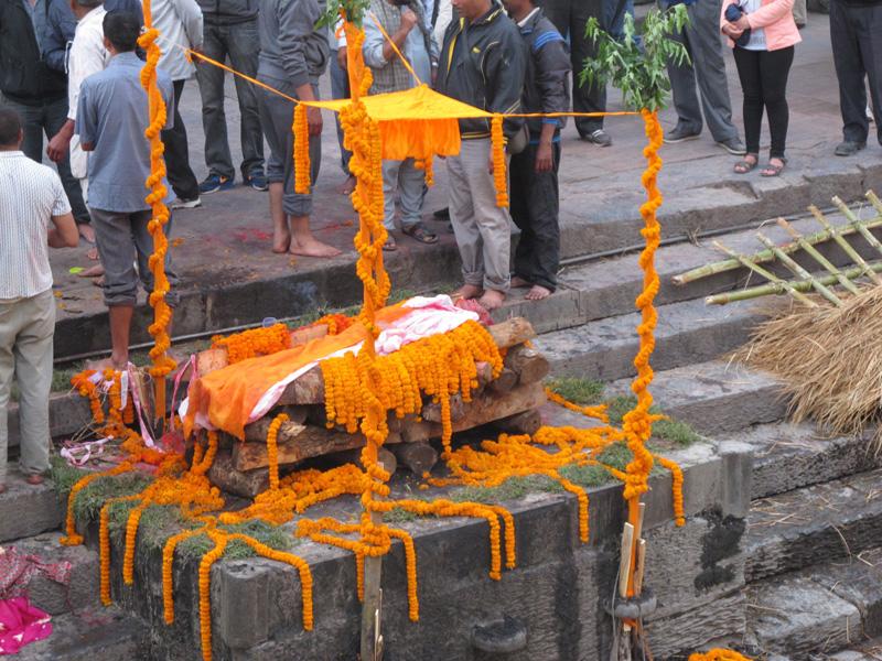 Кремация в Пашупатинатх