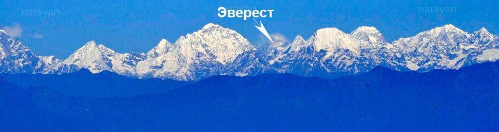 Вид на Эверест из Нагаркота