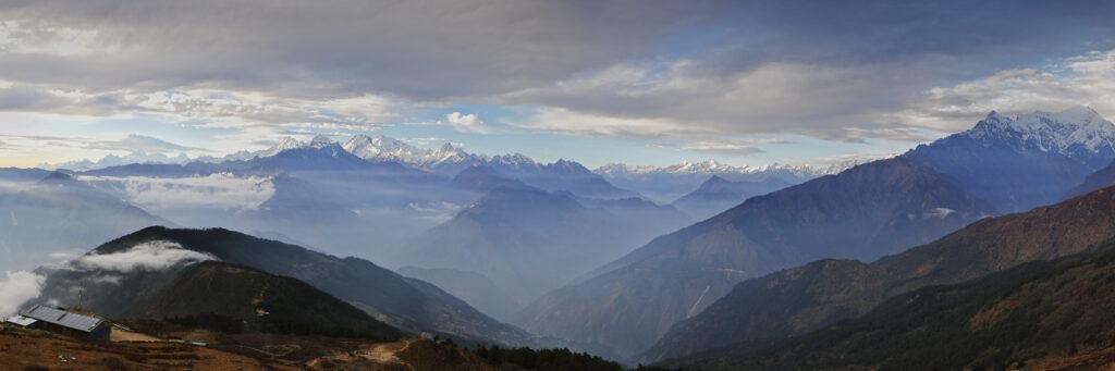 Вид на Ганеш Химал - Лангтанг