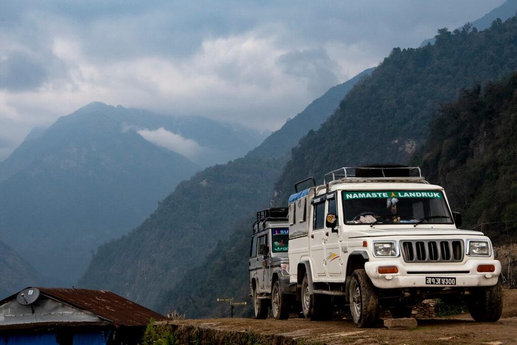 Дорога на джипах Непал