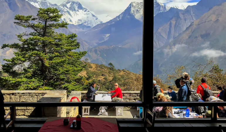 Кафе в отеле Hotel Everest View