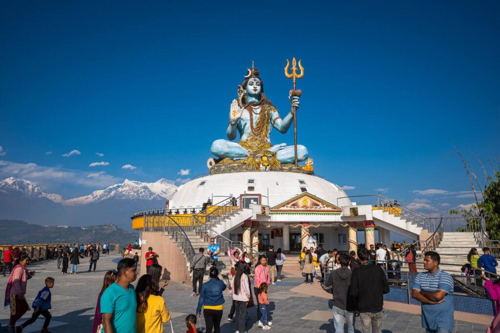 Статуя Шивы Пумдикот в Покхаре