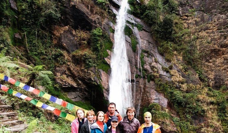 Водопад в ущелье Марсианди