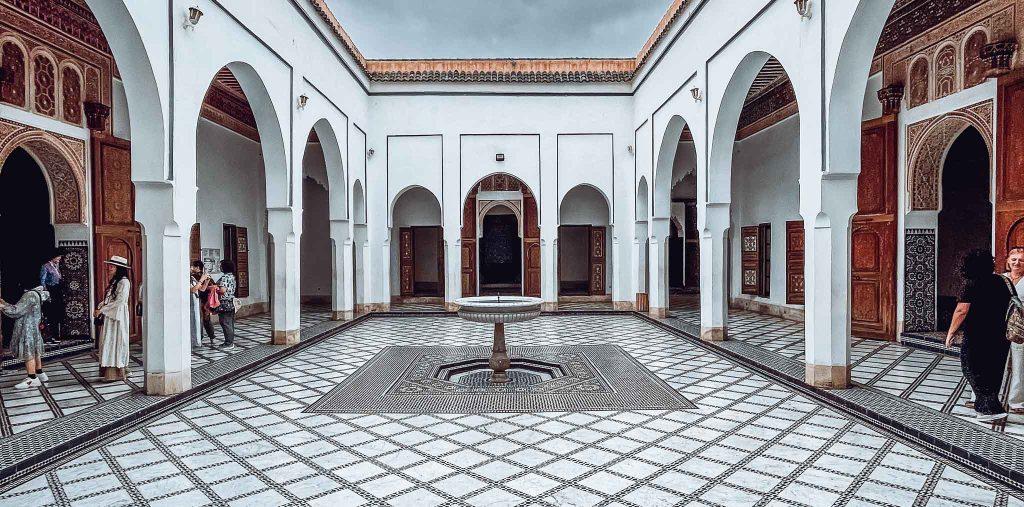 Уютный дворик в Марракеше