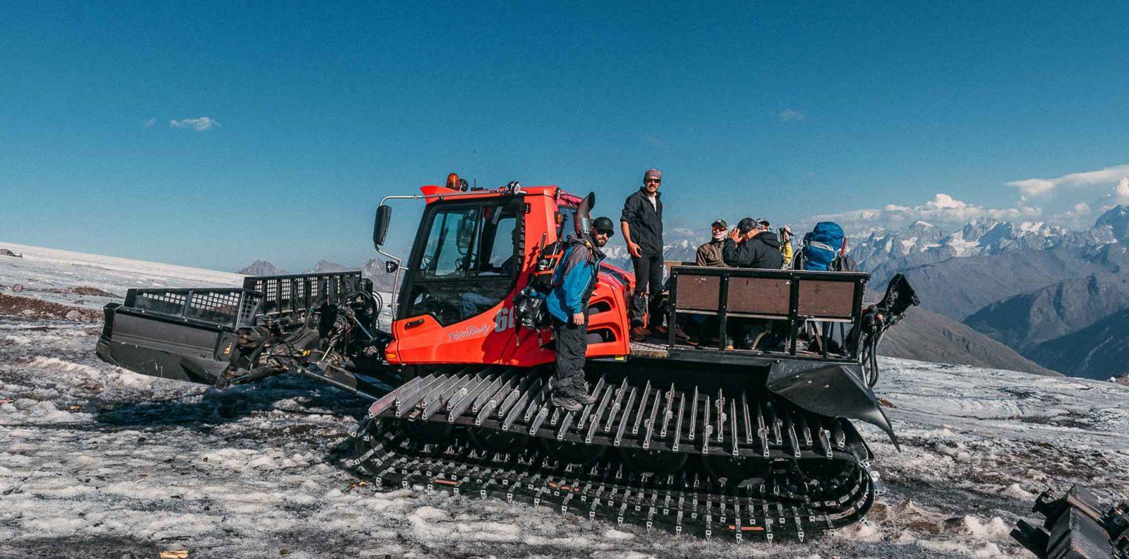 Альпинисты на ратраке