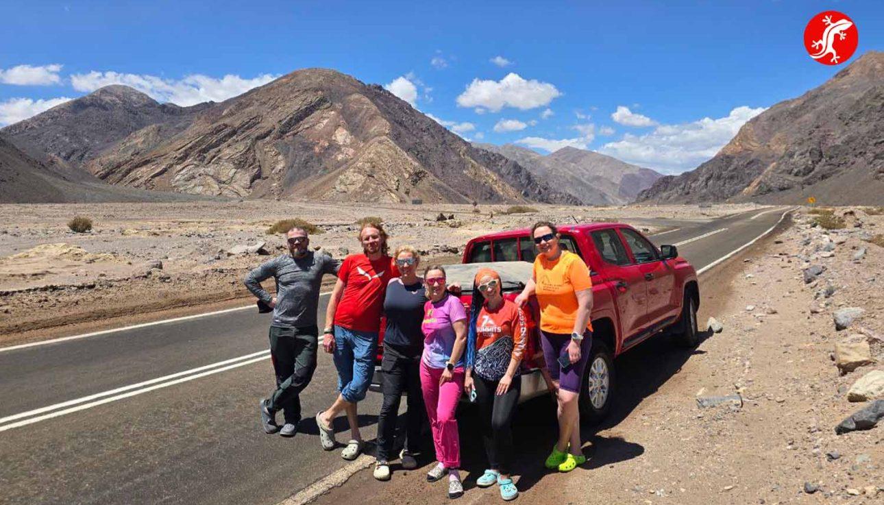 по дороге к лагуна Санта-Роса