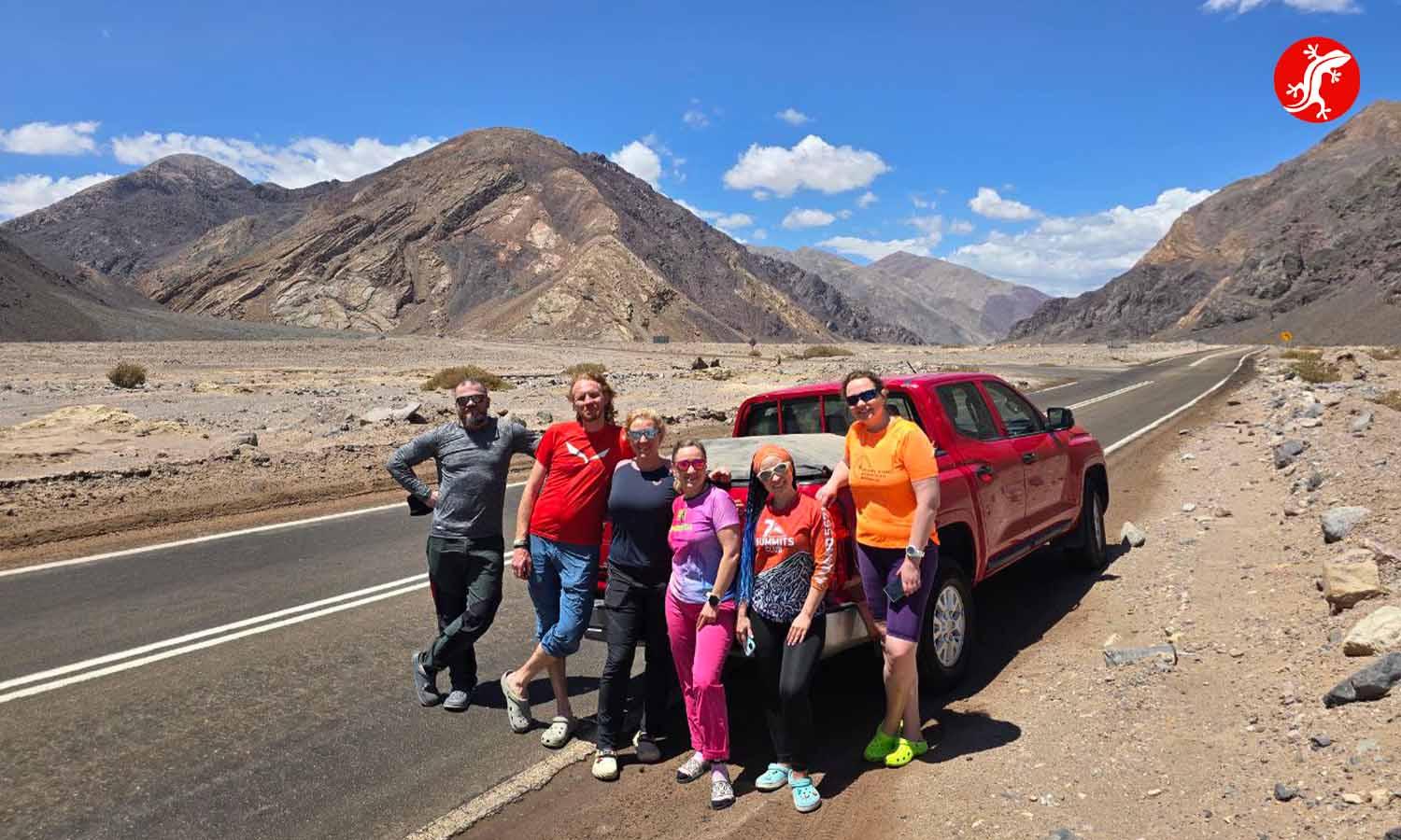 по дороге к лагуна Санта-Роса