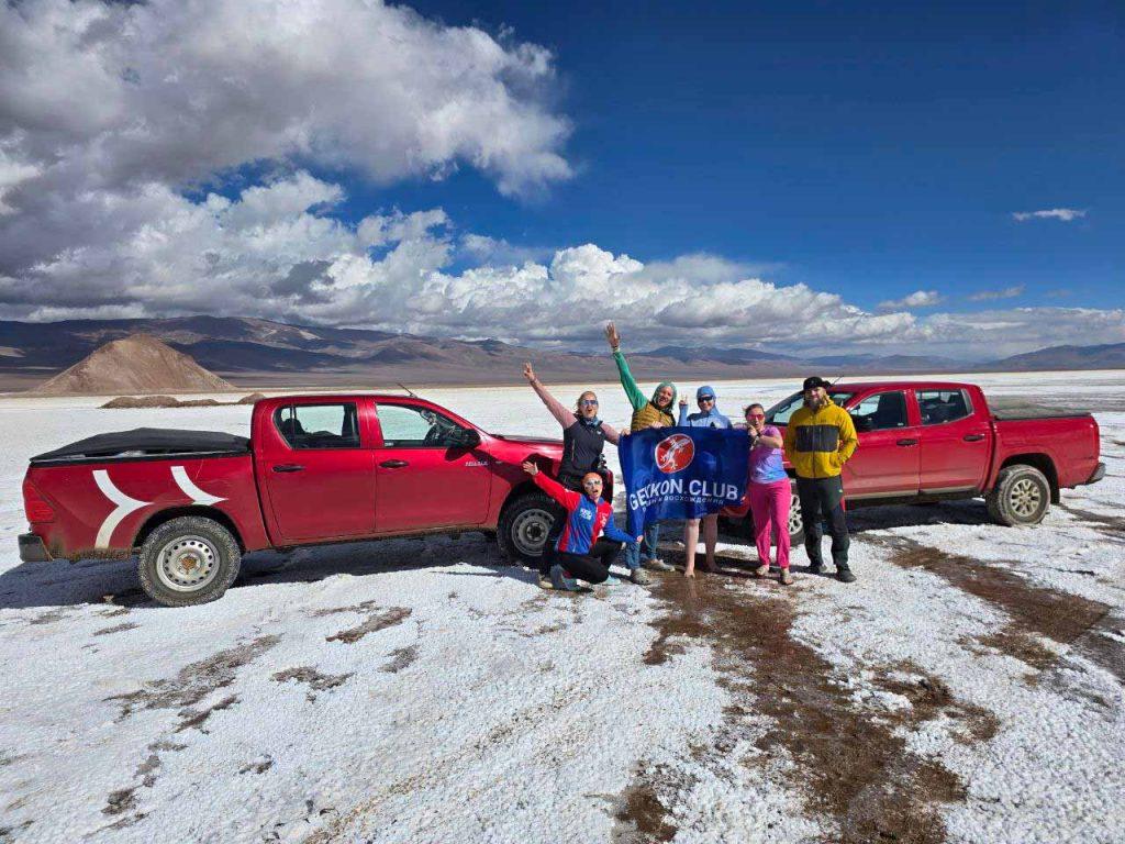 солончак по пути к лагуне Санта-Роса