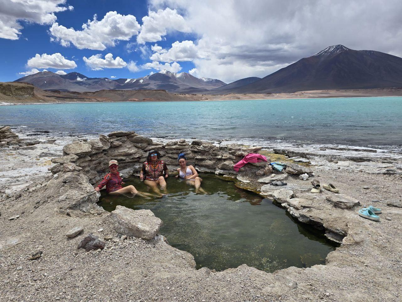 Laguna Verde, термальные источники
