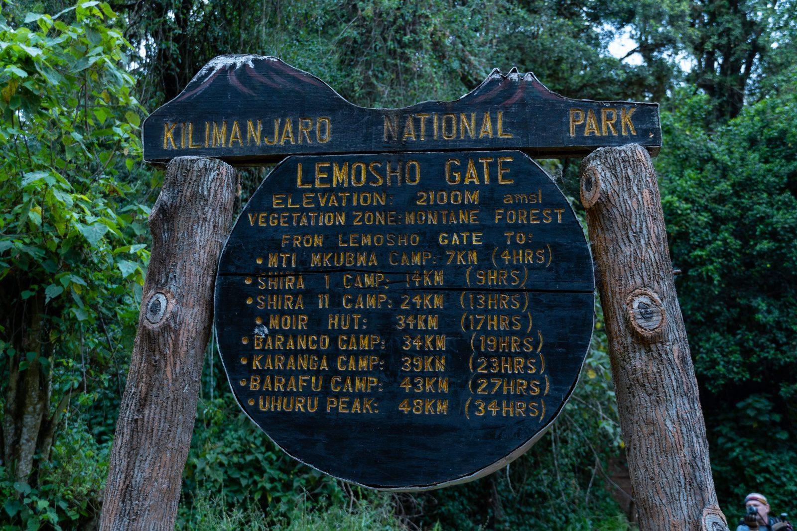 lemosho gate