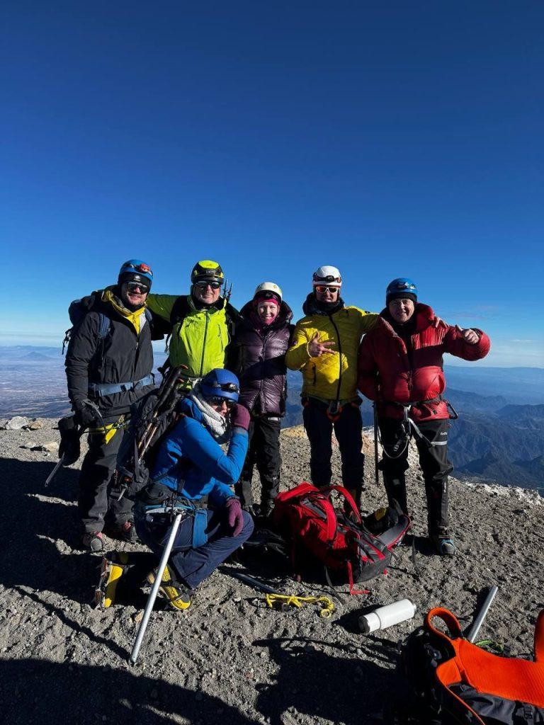 на вершине Орисаба