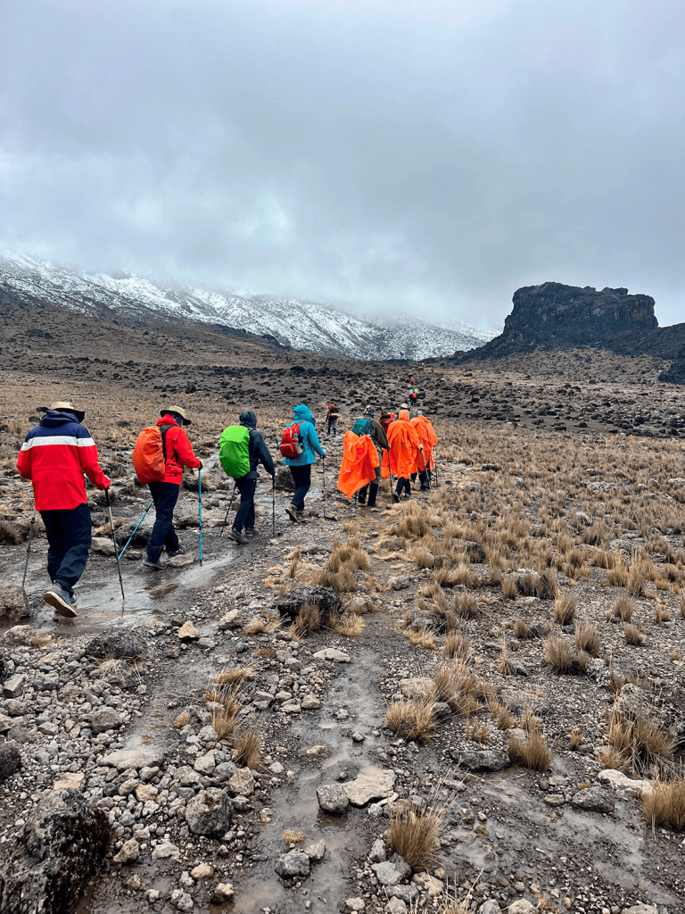 на пути к Lava Tower (4600 м)