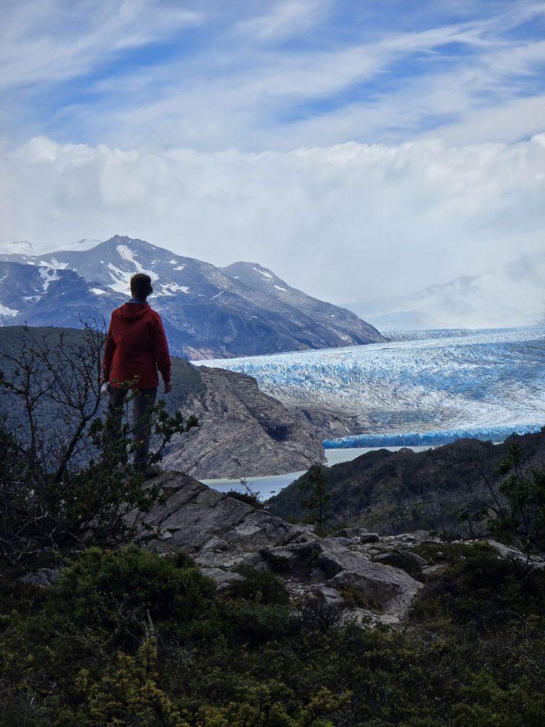 W-трек: вид на ледник Grey