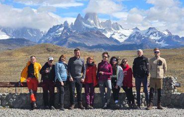 вид на Фицрой, по пути в Поинсенот кемпинг