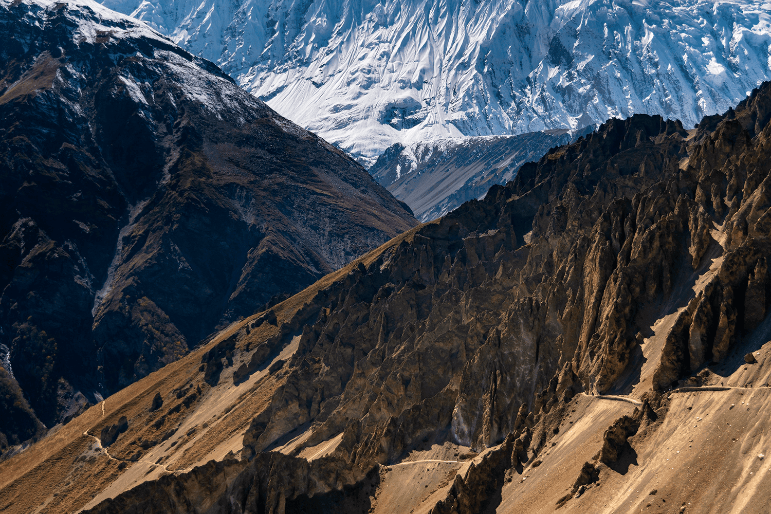 Переход из Мананга к озеру Тиличо (2)