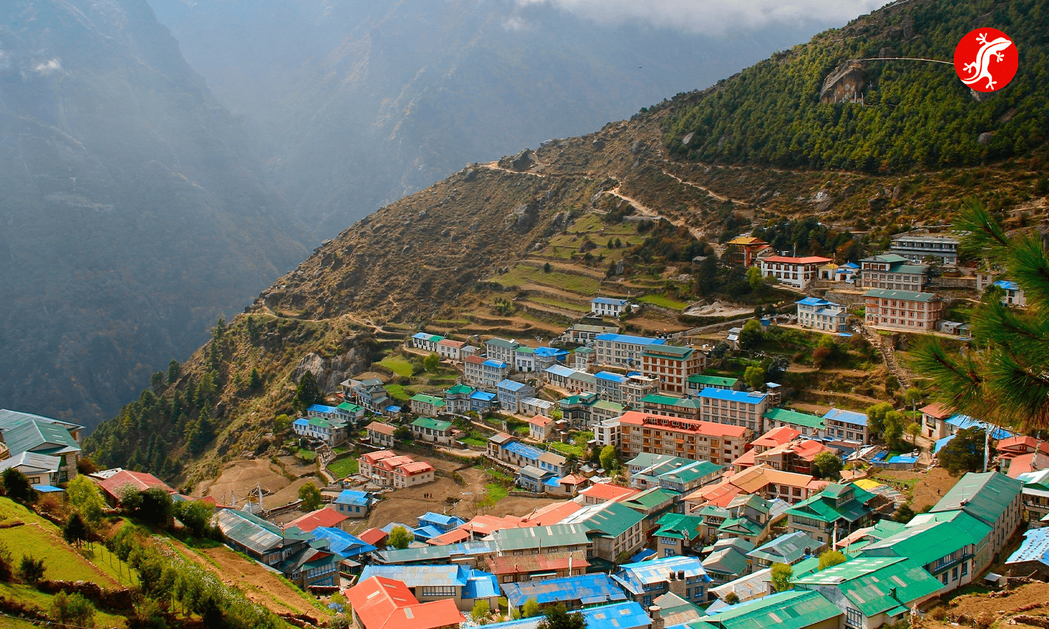намче базар, трек к базовому лагерю Эвереста