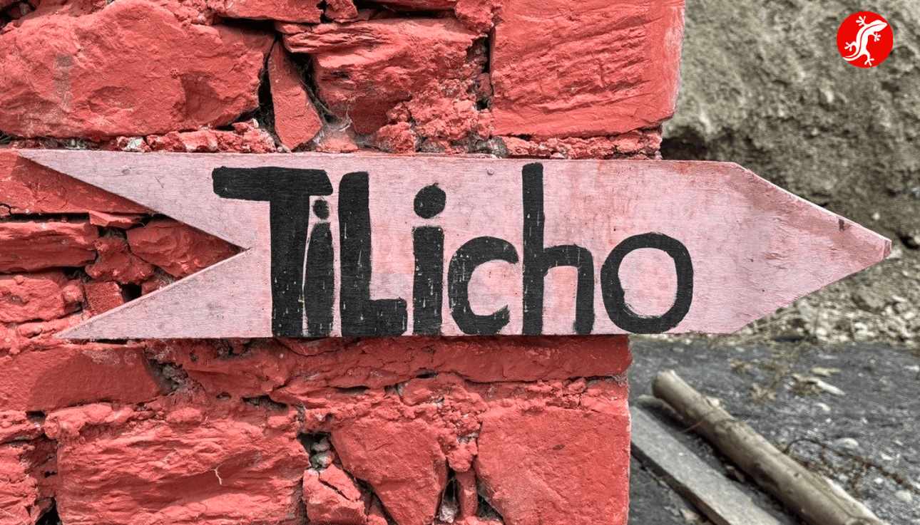 озеро Тиличо, табличка