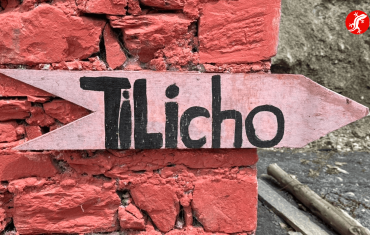 озеро Тиличо, табличка