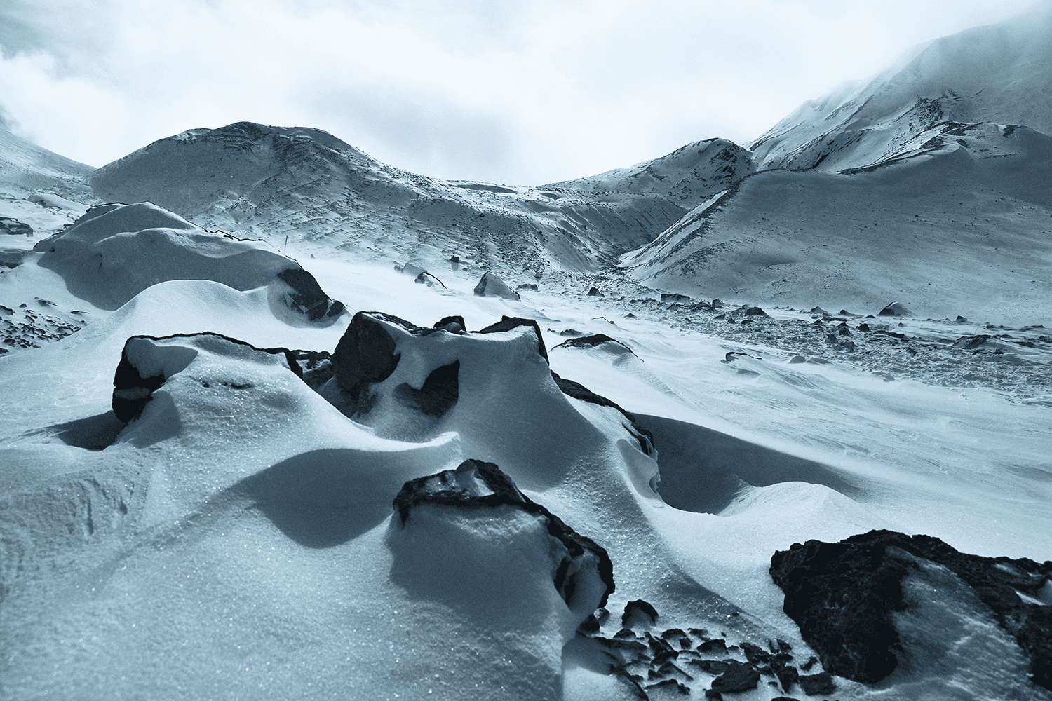 вокруг Аннапурны снег