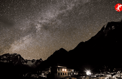 Самагаон, ночное небо, Гималаи